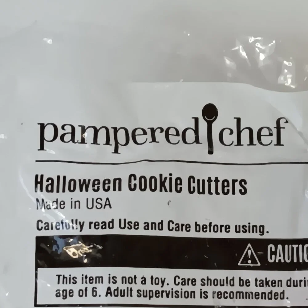Pampered Chef Set of 7 Orange Round 3.5